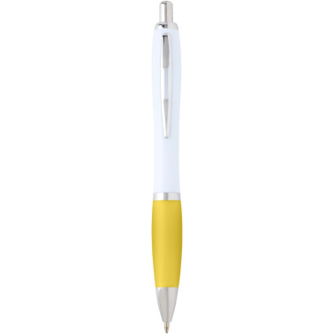 Logo trade promotional items image of: Nash recycled plastic ballpoint pen (black ink)