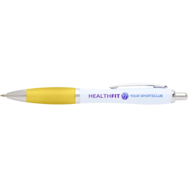 Logo trade promotional products picture of: Nash recycled plastic ballpoint pen (blue ink)