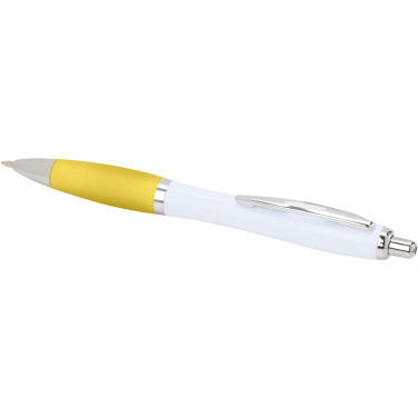 Logo trade business gift photo of: Nash recycled plastic ballpoint pen (blue ink)