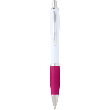 Logo trade promotional merchandise image of: Nash recycled plastic ballpoint pen (blue ink)