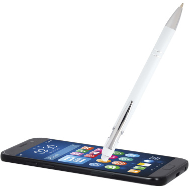 Logotrade corporate gift picture of: Kish ballpoint pen with silver finish (blue ink)