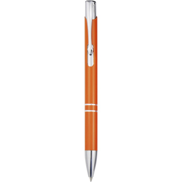 Logo trade promotional product photo of: Moneta recycled aluminium ballpoint pen (blue ink)