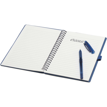 Logotrade promotional item image of: Slate reusable soft cover notebook and pen set (black ink)