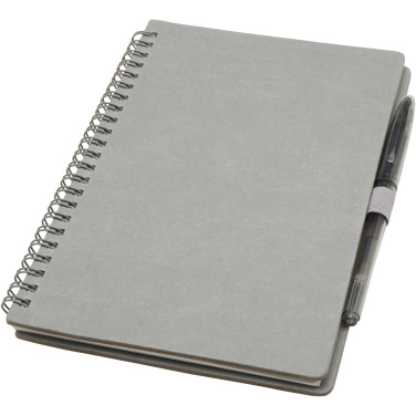 Logotrade promotional merchandise image of: Slate reusable soft cover notebook and pen set (black ink)