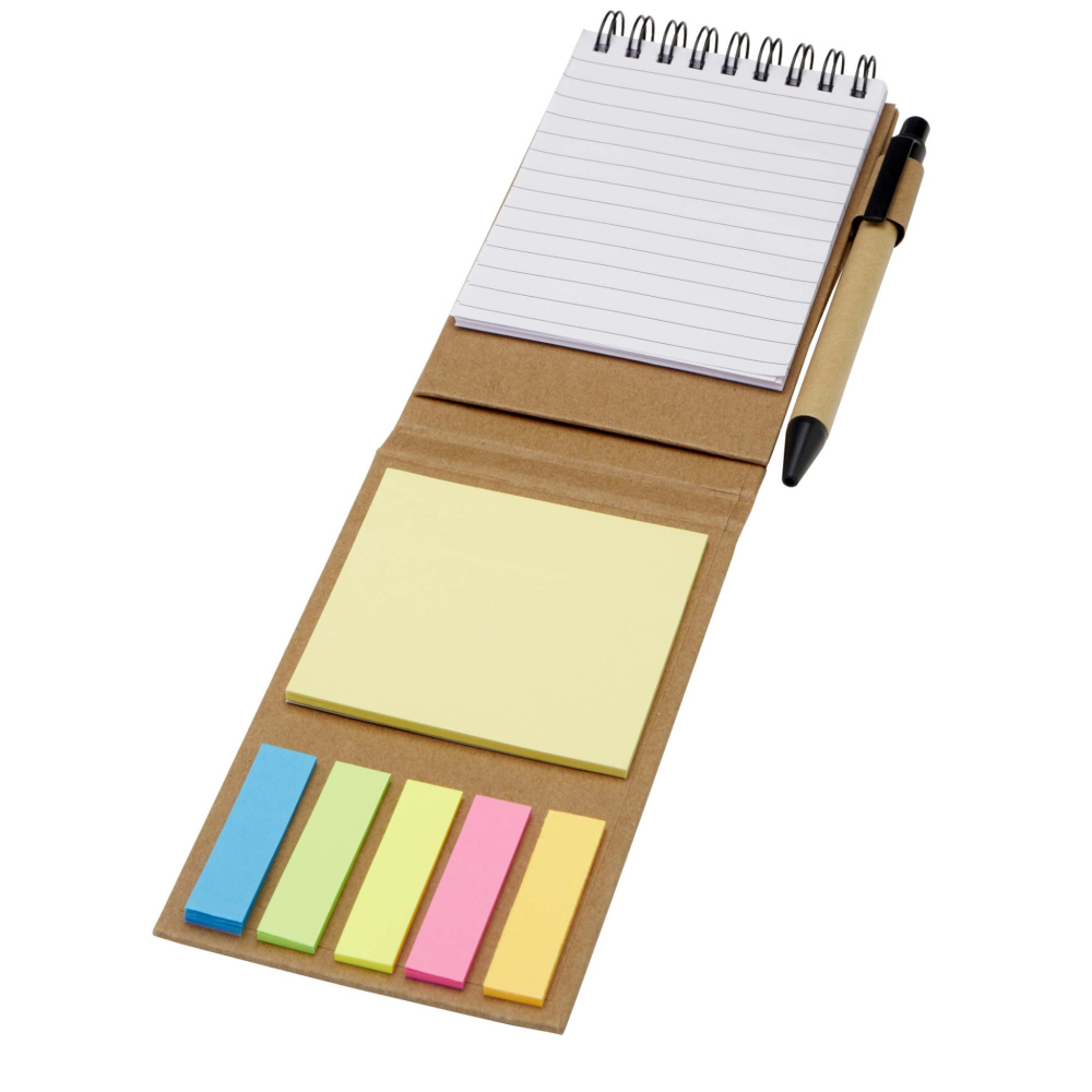 Logotrade business gifts photo of: Flipper sticky notepad with ballpoint pen (black ink)