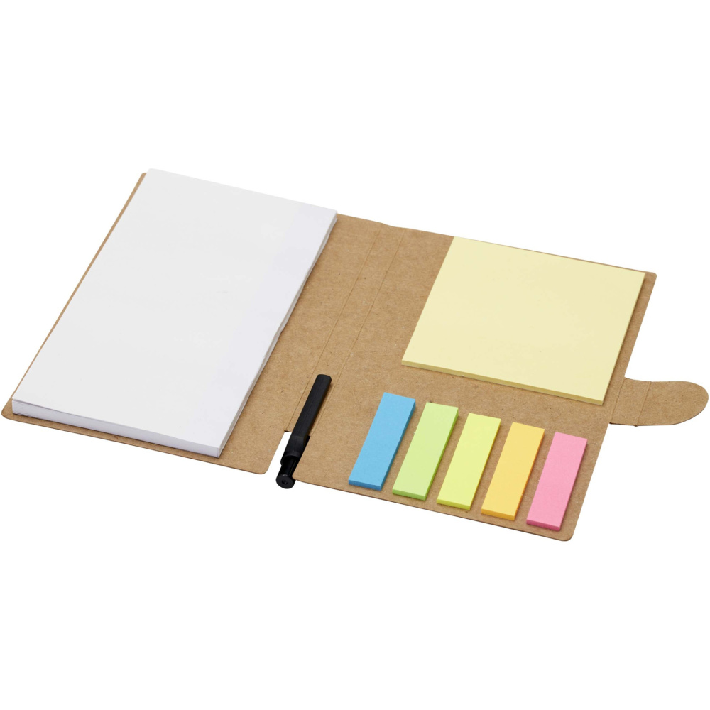 Logotrade advertising product image of: Swift sticky notes booklet with ballpoint pen (black ink)