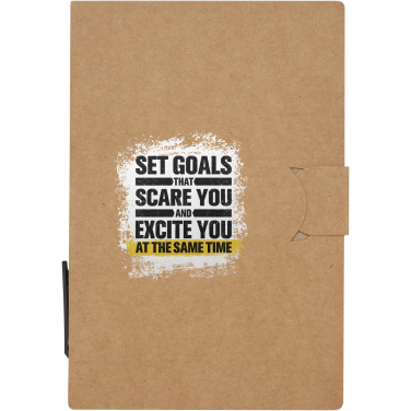 Logotrade corporate gift image of: Swift sticky notes booklet with ballpoint pen (black ink)