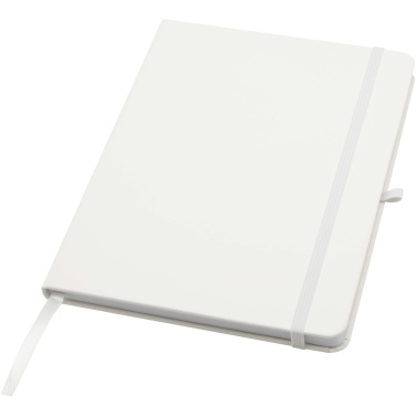 Logotrade advertising product picture of: Teak A5 recycled hard cover notebook with lined pages