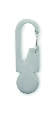Logotrade advertising products photo of: Multifunctional key ring token