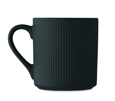 Logotrade promotional item picture of: Ribbed ceramic mug mat 340 ml