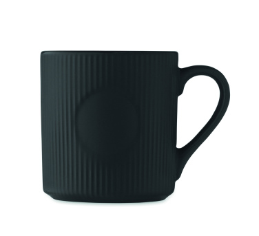Logotrade promotional item image of: Ribbed ceramic mug mat 340 ml