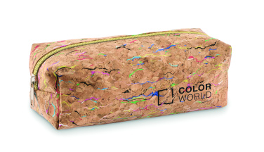 Logotrade promotional product image of: Coloured cork pencil case