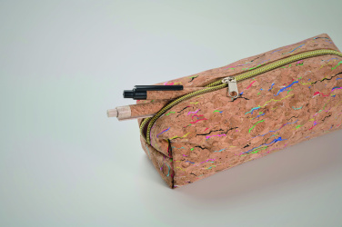 Logotrade promotional giveaway picture of: Coloured cork pencil case