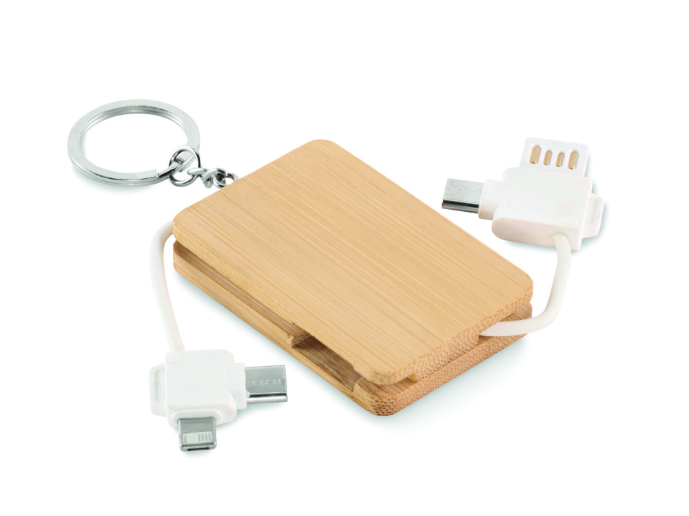 Logotrade promotional merchandise picture of: Key ring charging cable