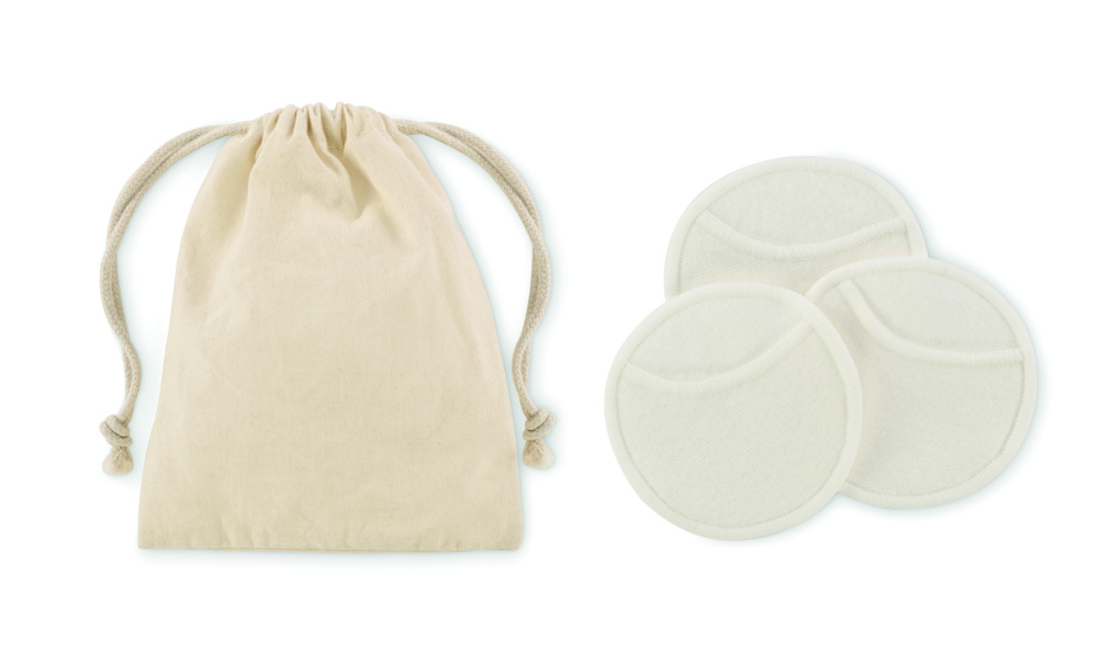 Logotrade promotional products photo of: Reusable face cleaning pad set