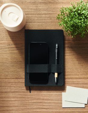 Logotrade corporate gift image of: A5 RPET notebook with pen