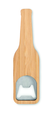 Logo trade promotional giveaway photo of: Bamboo bottle opener