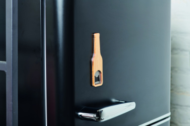 Logo trade business gift photo of: Bamboo bottle opener
