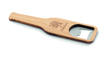 Logotrade promotional merchandise picture of: Bamboo bottle opener