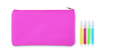 Logo trade promotional merchandise image of: Pencil case with markers
