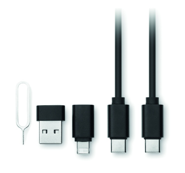 Logotrade promotional products photo of: 4 in 1 cable connector set 15W