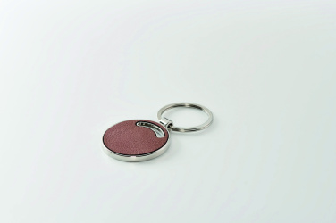 Logo trade promotional giveaways picture of: Round shape key ring