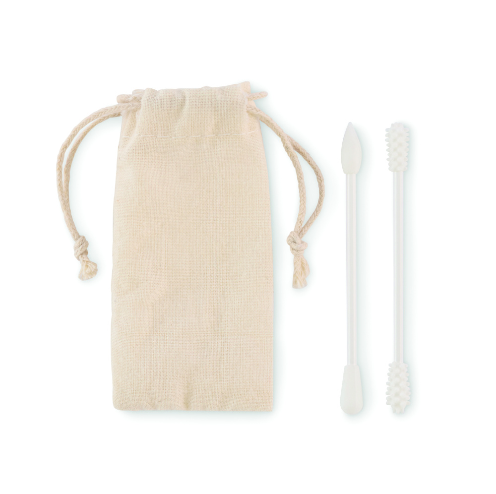 Logo trade advertising products picture of: Reusable swabs set