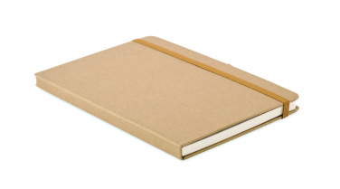 Logo trade business gifts image of: A5 notebook recycled paper set
