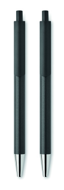 Logo trade promotional item photo of: Recycled aluminium pen set