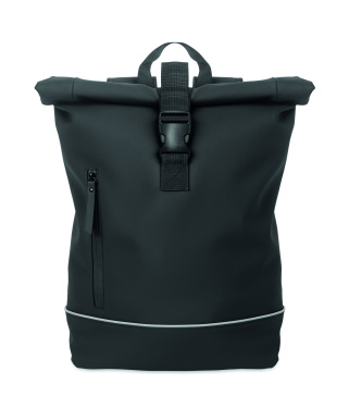 Logotrade advertising products photo of: Laptop 15" roll top PU backpack