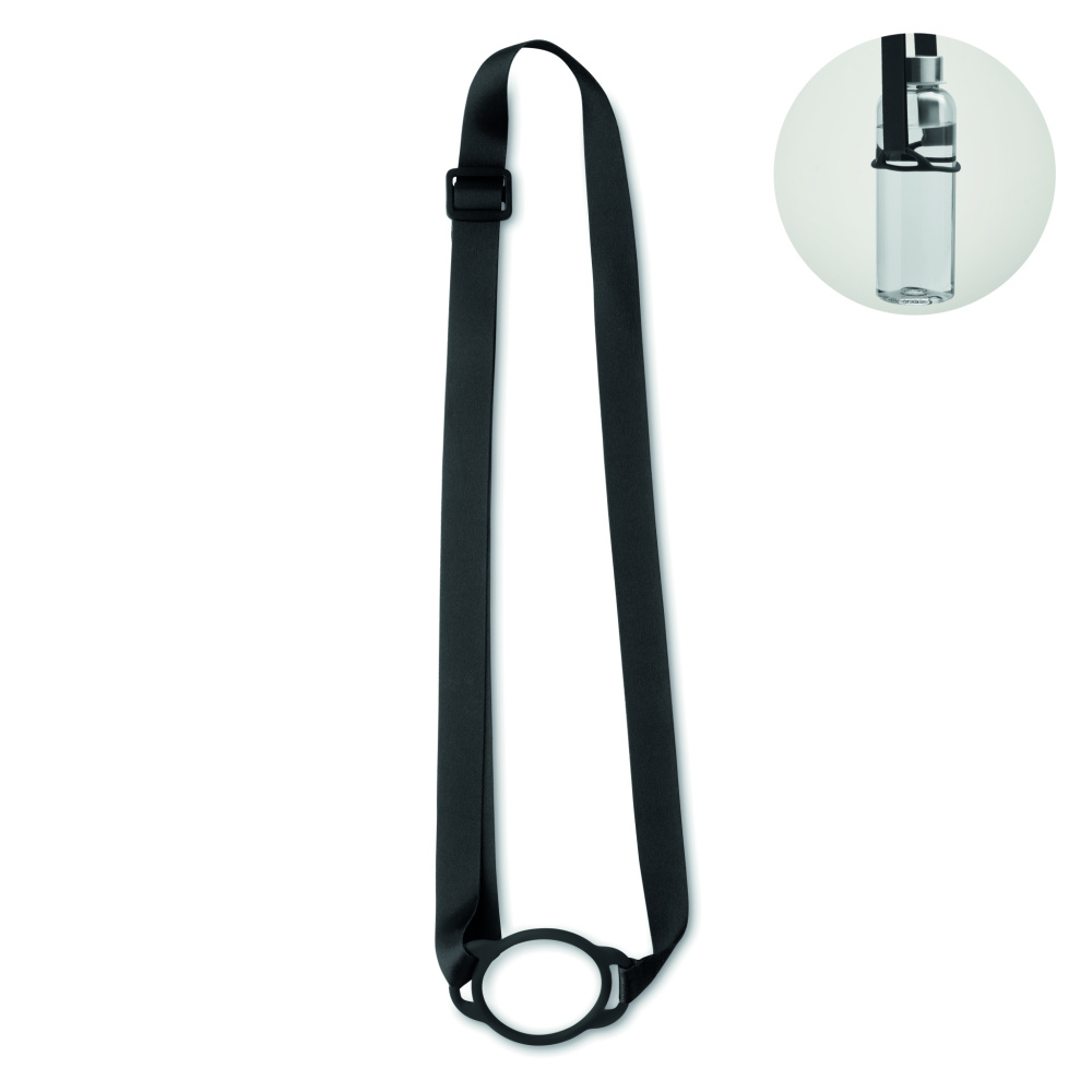 Logo trade promotional product photo of: Lanyard with cup holder 6cm