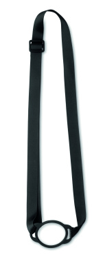 Logo trade promotional gifts image of: Lanyard with cup holder 6cm