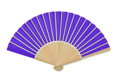 Logo trade promotional giveaways image of: Manual hand fan