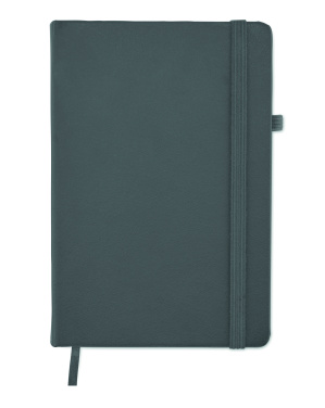 Logo trade corporate gifts picture of: Recycled Leather A5 notebook