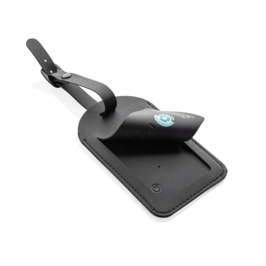 Logo trade promotional merchandise picture of: Globetrack RCSrPolyester luggage tag with worldwide locating