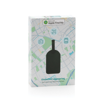 Logotrade corporate gift picture of: Globetrack RCSrPolyester luggage tag with worldwide locating
