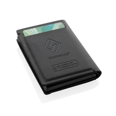 Logo trade business gifts image of: Seekcard RCS rpolyester card wallet with worldwide locating