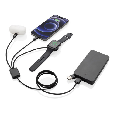 Logo trade promotional products picture of: Terra RCS rPET 6-in-1 charging cable with watch charger