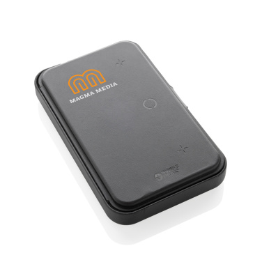 Logo trade promotional gifts image of: Swiss Peak RCS recycled travel case with 3 in 1 charger