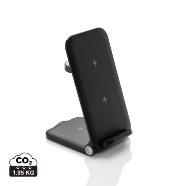 Logo trade promotional gifts picture of: Powerpal 3 in 1 RCS recycled plastic 15W charger