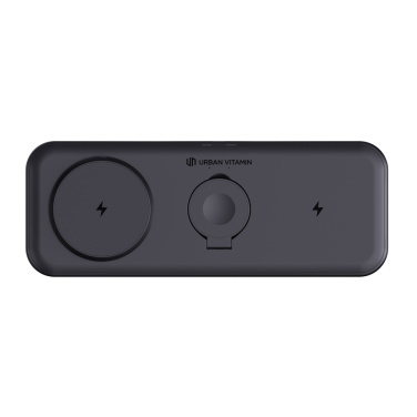 Logo trade advertising products picture of: Urban Vitamin Torrance 3 in 1 magnetic 15W charger
