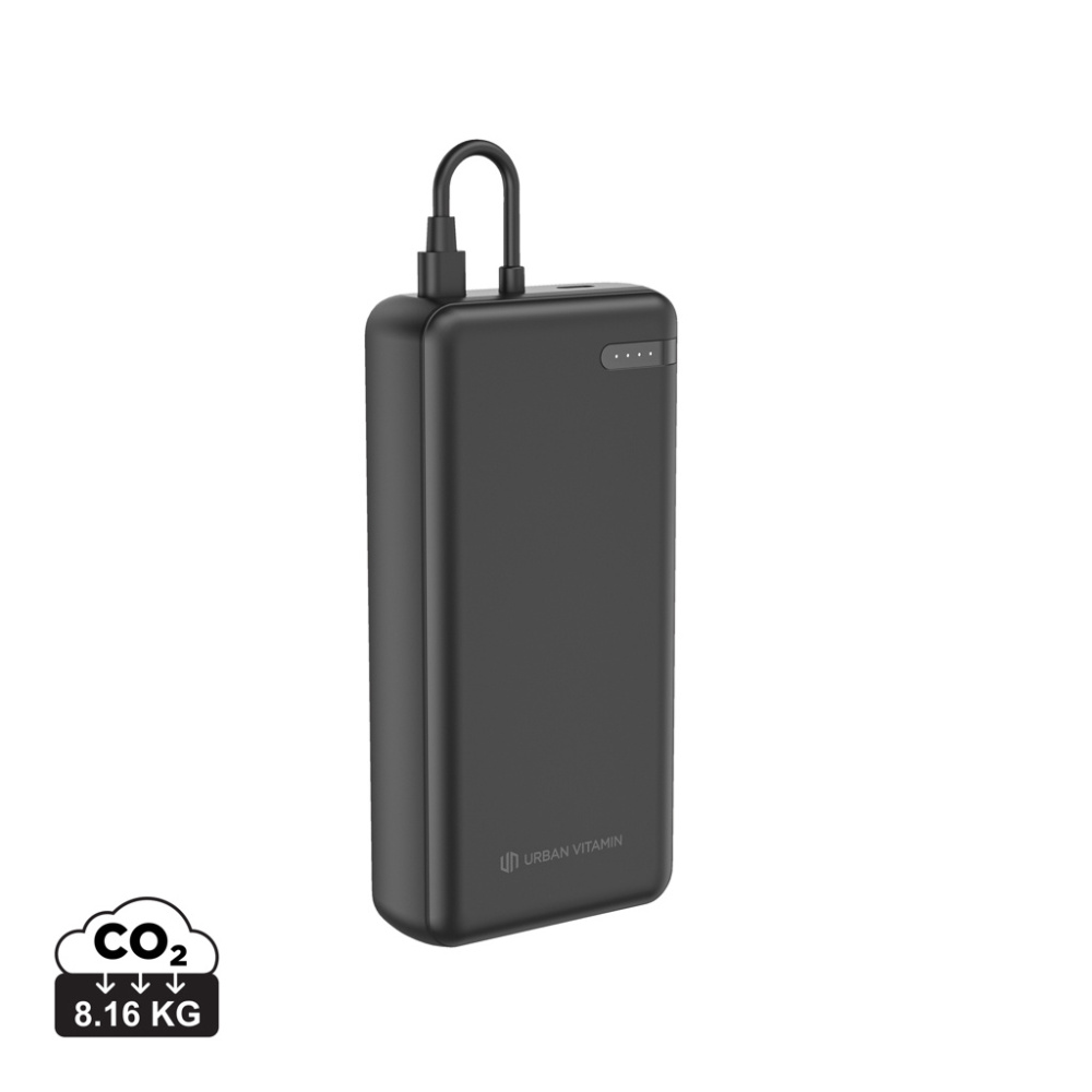 Logotrade advertising products photo of: Urban Vitamin Menlo Park RCS rplastic 20,000 20WPD powerbank
