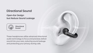 Logotrade promotional giveaways photo of: Urban Vitamin Long Beach ENC rplastic wireless earbuds