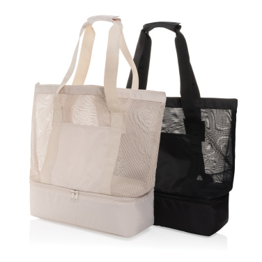 Logo trade promotional gift photo of: Iqlo Aware™ RPET 2-in-1 cooler tote