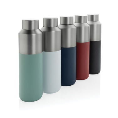 Logo trade promotional item photo of: Fluid RCS certified recycled steel water bottle 600ml