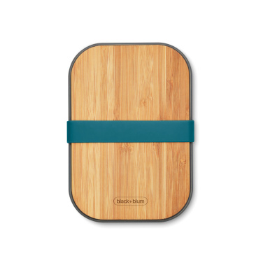 Logo trade promotional giveaway photo of: Black+Blum Stainless Steel Sandwich Box Large