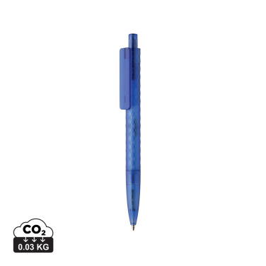 Logotrade advertising product picture of: X3 GRS recycled PC plastic pen frosted