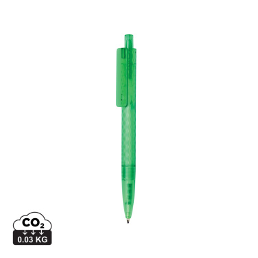 Logotrade promotional merchandise photo of: X3 GRS recycled PC plastic pen frosted