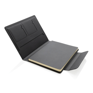 Logotrade promotional product image of: Stuart RCS certified RPU magnetic A5 portfolio