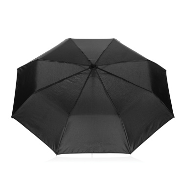 Logo trade corporate gift photo of: Swiss Peak Vito Aware™ RPET 21 inch auto open/close umbrella